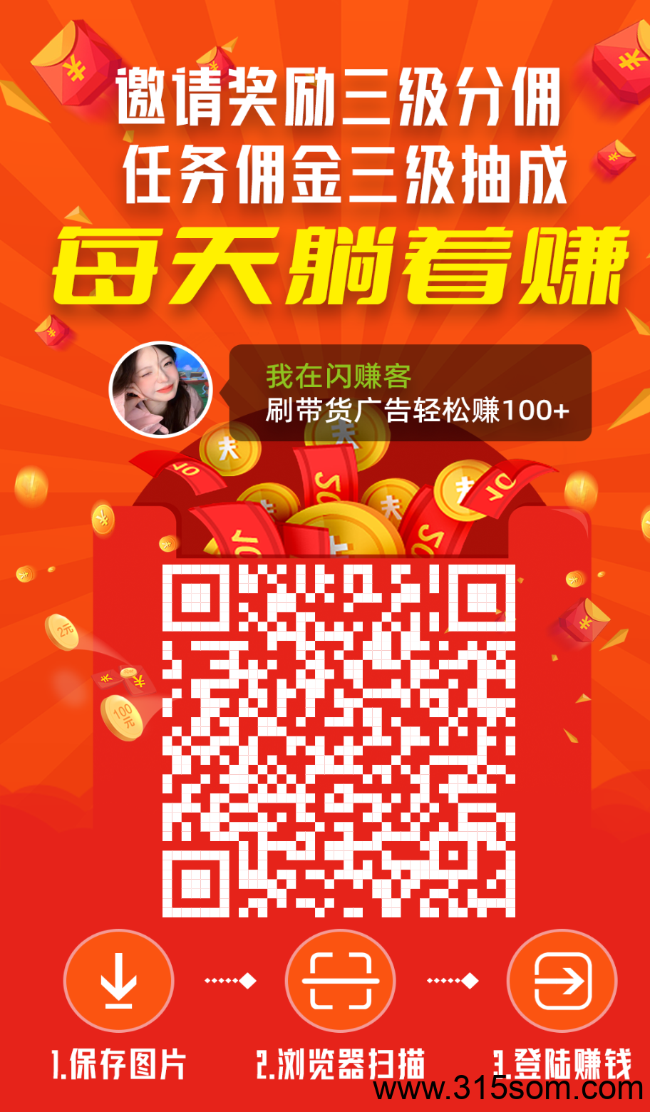 闪赚客零撸好项目，每天刷2分钟视频，静态日入28元，保底收益每天1米，提现秒到