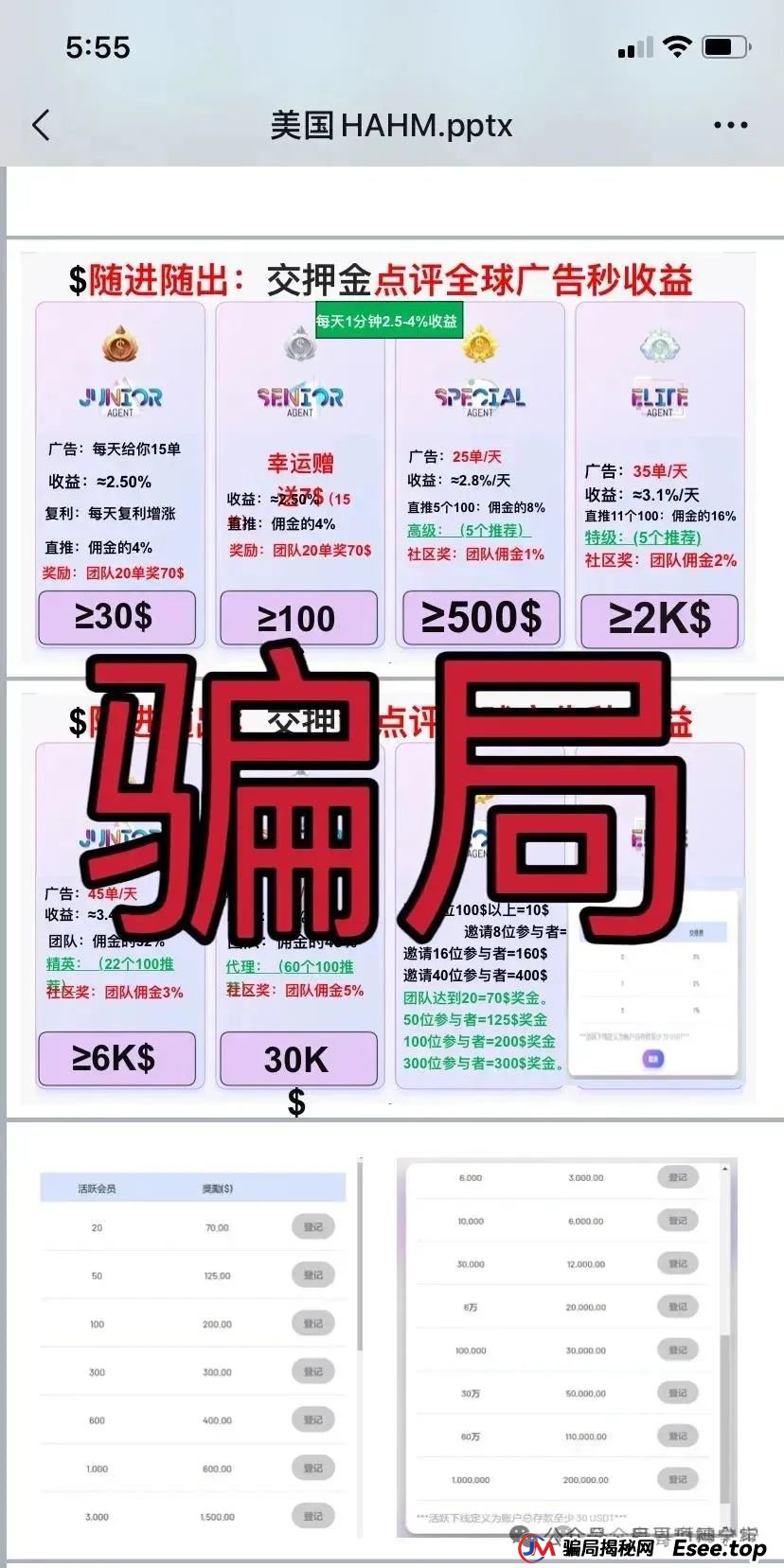警惕【哈姆HAHM】分红类资金盘骗局,看见一定要远离!!(2) 警惕【哈姆HAHM】分红类资金盘骗局,看见一定要远离!!(2)