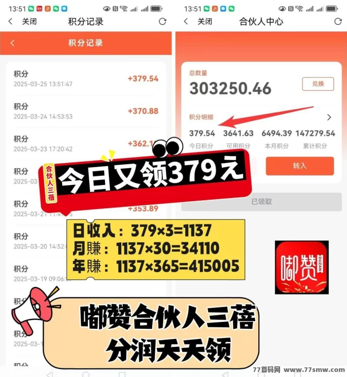 嘟赞返利APP上线！不花钱也能赚，边买边省，积分还能变三倍！(3)