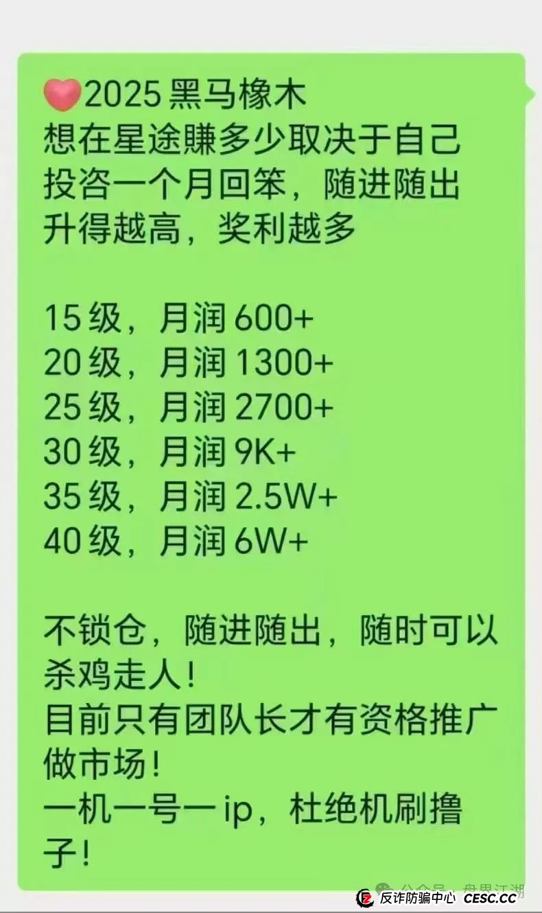 智链星途:典型的分红类资金盘骗局,日收益达3%以上,月收益100%,归零是唯一的归宿!(3) 智链星途:典型的分红类资金盘骗局,日收益达3%以上,月收益100%,归零是唯一的归宿!(3)