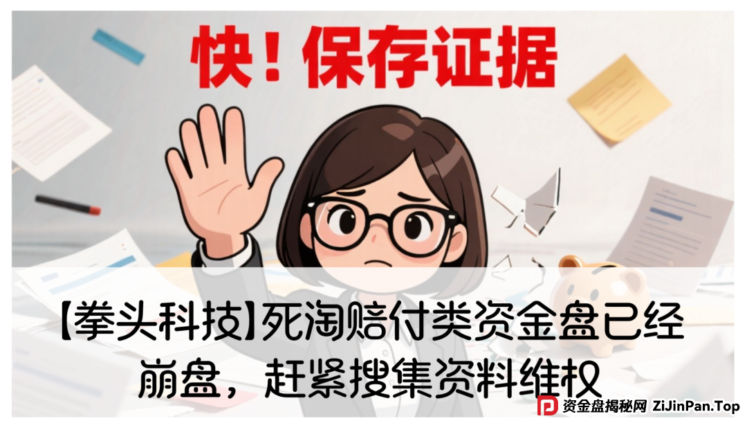 【拳头科技】死淘赔付类资金盘已经崩盘,赶紧搜集资料维权