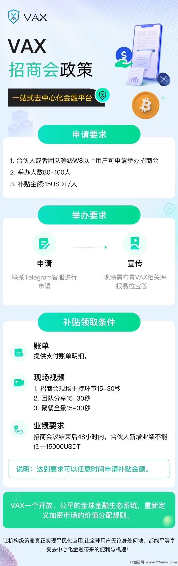 VAX上线在即！去中心化金融新势力，首批团队招募中！(3)