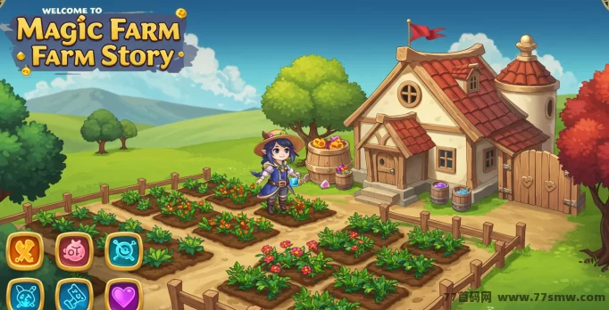 魔法农场物语上线！异世界链游新体验，种植幻作物养幻兽轻松褂机赚币！(1)