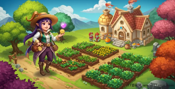 魔法农场物语上线！异世界链游新体验，种植幻作物养幻兽轻松褂机赚币！(3)