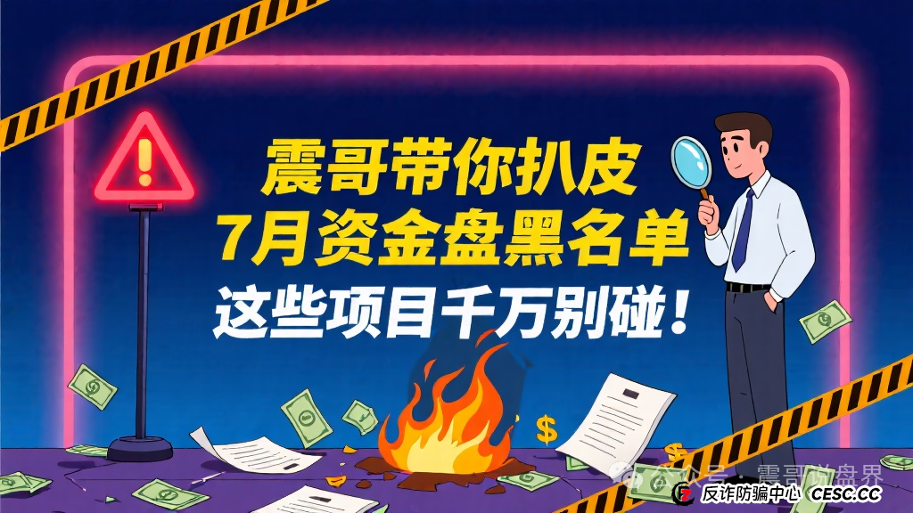 7月资金盘黑名单:荣辉资产,BRIGC,AIDAV2,吉尼斯AI炒股,中巴光伏,VortexTrade,GENERAC储能...这些项目千万别碰!