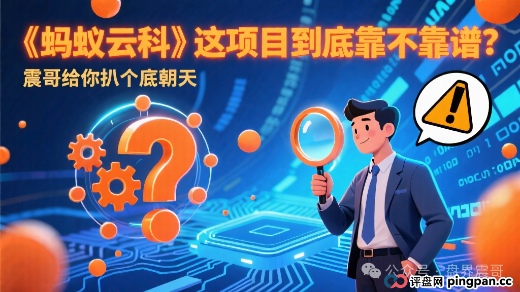 《蚂蚁云科》这项目到底靠不靠谱?震哥给你扒个底朝天