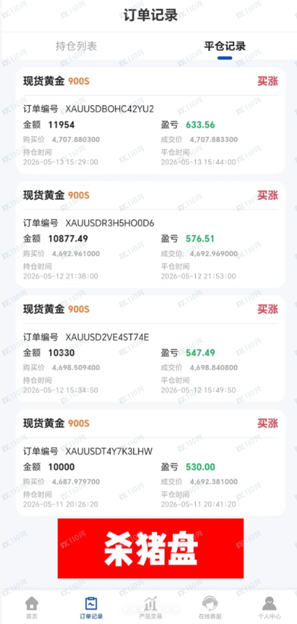 曝光万洲金业杀猪盘，投入的资金全石沉大海！(1)